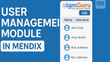 User Management | Mendix Tutorial for Beginner | Mendix Course [Updated 2025] - igmGuru