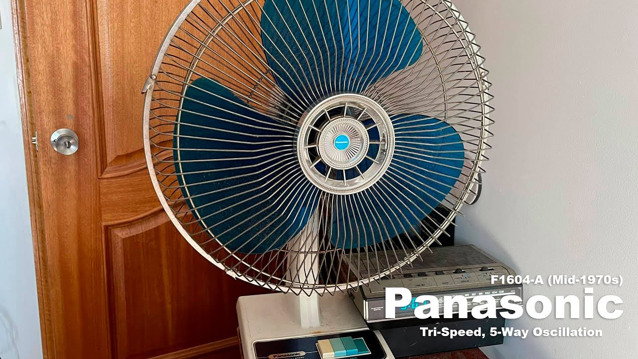 Mid/Late 1970s Panasonic F1604-A 16" 5-way oscillating table fan