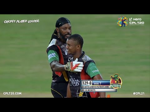 Record Breakers! Chris Gayle & Evin Lewis chase down 129 runs in just 7 overs! | CPL 2017