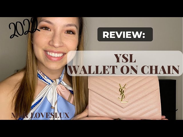 YSL Saint Laurent Monogramed Wallet on Chain Review & Buying Guide – Au  Fait Finds