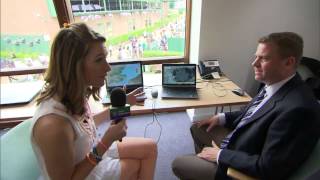 Meeting the Official Weather Forecaster at Wimbledon 2013