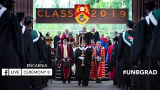 190th UNB Encaenia – Ceremony B | May 29, 2019