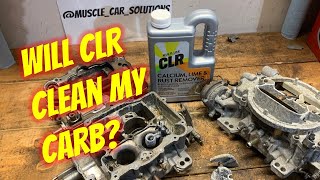 Will CLR Clean a Crusty Carburetor?