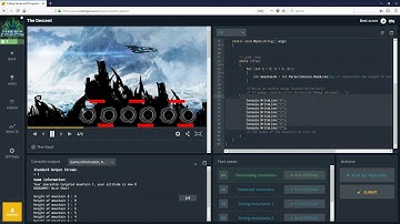 CodinGame C# The Decent Test Case 1 Solution with Hard Code