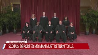 The U.S. Supreme Court determines Maryland man must return to the U.S.