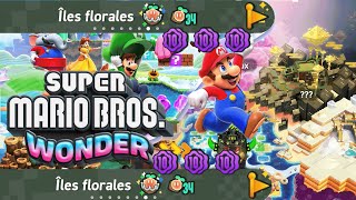 Super Mario Bros Wonder- Astuces : tous les stages du monde île florale  à 100% - HD-FR