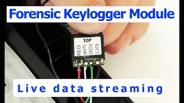 AirDrive Forensic Keylogger Module Pro Live Data Streaming