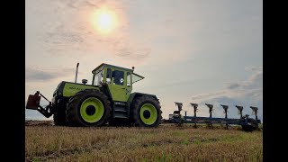 MB Trac 1500 / 800 & Lemken Vari Diamant Aufsattelpflug Pflügen Ackern Berti Mulcher Mercedes Benz