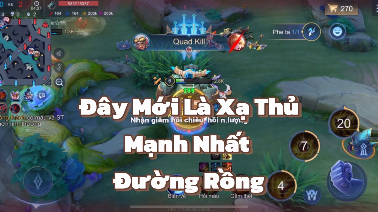 Đua xe bắn súng Mạnh nhất đường rồng Xin tên 1 bộ Đôi có thể ăn lại | Liên Quân |