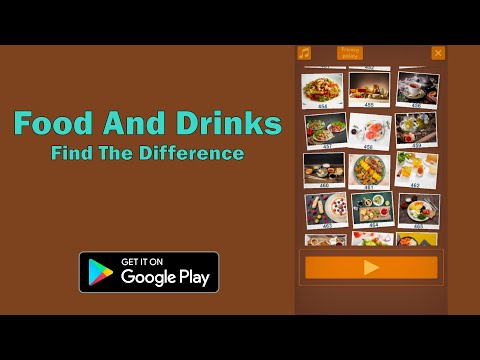 Food & Drinks Find Differences