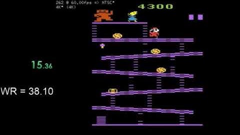 Donkey Kong (Atari 2600) Loop 1 - 37.1 sec.