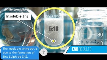 Does zinc sulfate (ZnSO4) and potassium sulfide (K2S) form a precipitate? | ZnSO4+K2S