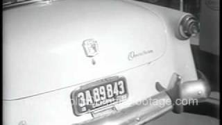 1954 California Young drivers testing Archival Newsreel PublicDomainFootage.com