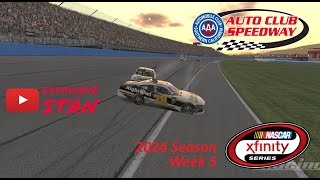 2024 iRacing NASCAR Xfinity Series full season at Auto Club -- Week 5/39 by Sydewayz Stan 30 views 2 months ago 1 hour, 3 minutes