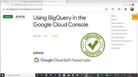 Using BigQuery in the Google Cloud Console | Google Cloud 30 Day