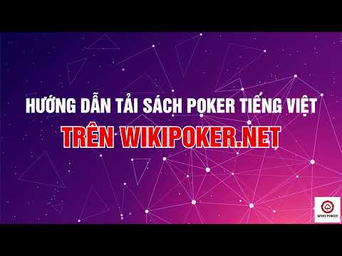 Hướng dẫn tải sách trên web Wiki Poker