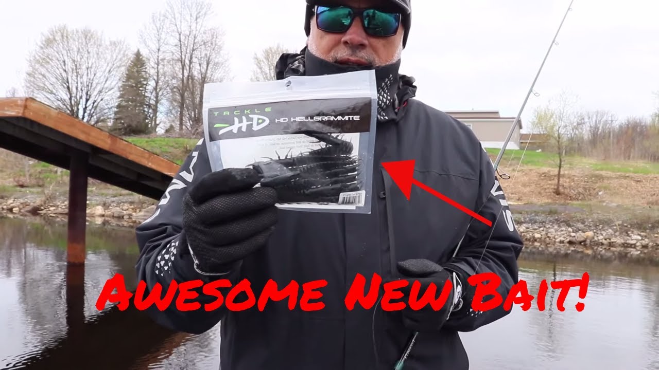 Tackle HD Hellgrammite - New Plastic Bait for Bass Fishing! 