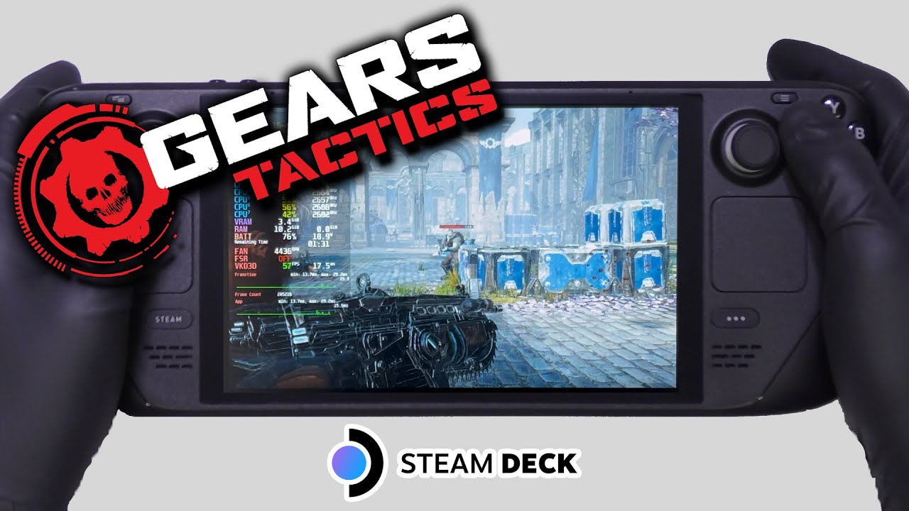 Gears of War (2006) on Steam Deck SteamOS Natively  Not Windows or  Emulation #steamdeck #gearsofwar 