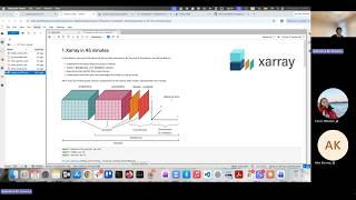 Information OceanHackWeek 2026: Intro to Xarray, Valentina Staneva and Alex Kerney Update