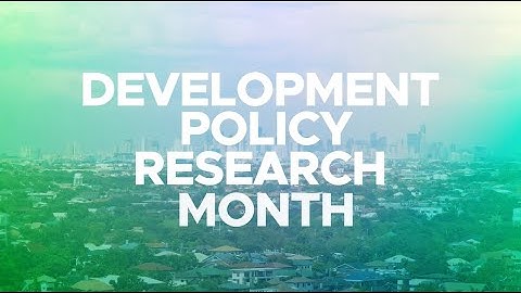 21st Development Policy Research Month