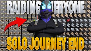 SOLO JOURNEY  PART 4 RAIDING EVERYONE ANOTHER WIN AS A SOLO LAST ISLAND OF SURVIVAL
