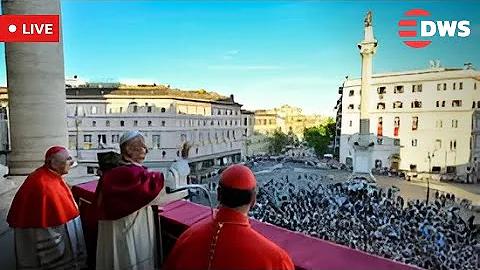 LIVE: Pope Leo Places Wreath at Virgin Mary Statue on Religious Feast Day | DWS News | AQ14