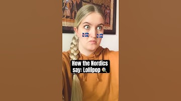 How the Nordic countries say Lollipop 🇩🇰🇸🇪🇳🇴🇮🇸🇫🇮