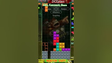 Getting A Tetris In Tetris 99: Maximus Cup - Donkey Kong Country Returns HD Edition!