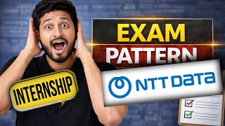 NTT DATA Internship Exam Pattern