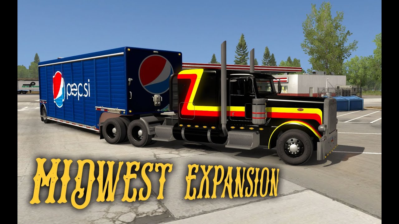 Ats 1 37 hauling cold drinks in midwest expansion youtube