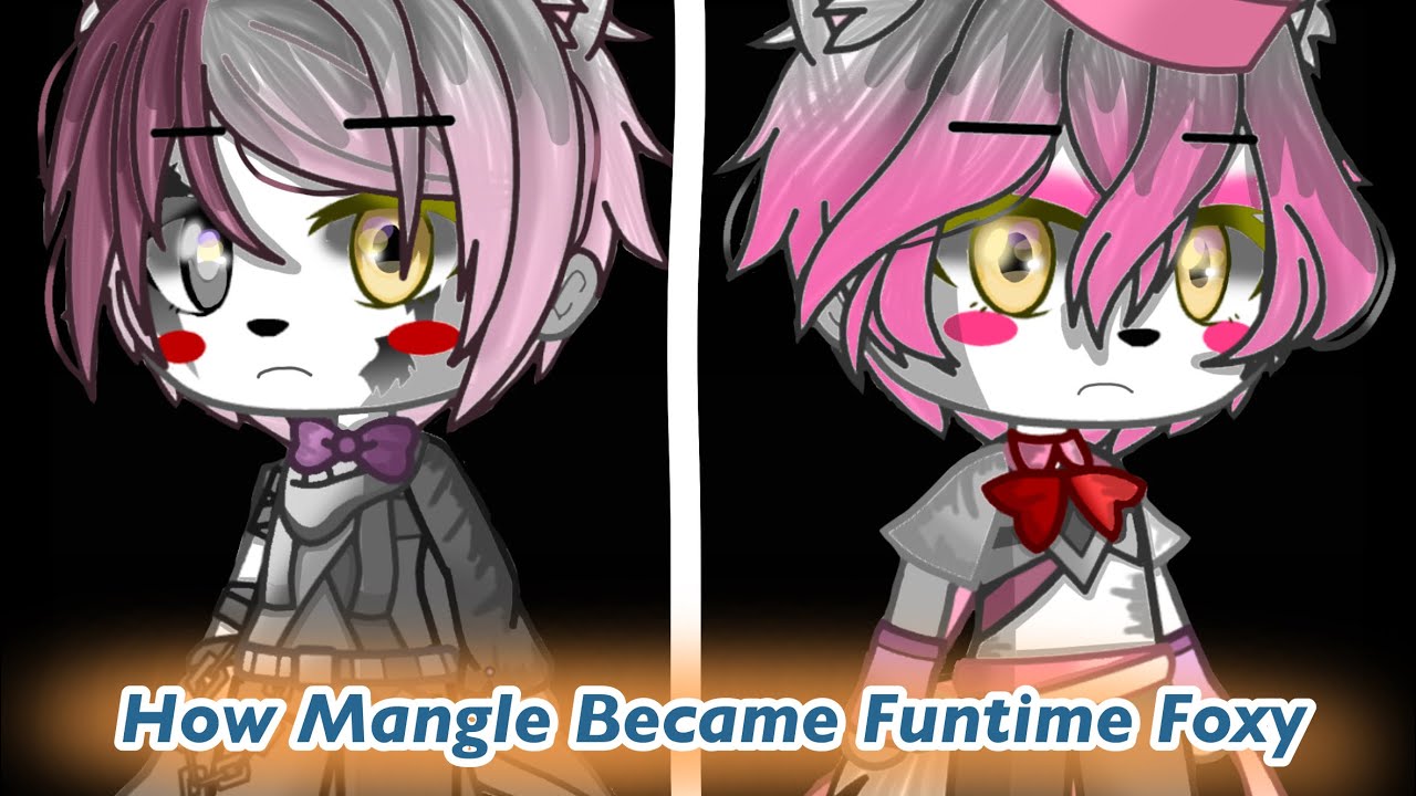 Anime human mangle/toy foxy