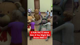 5 FUN FACTS about Sims 4 You Might Not Know: PART 2 #sims #sims4