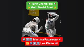 Turin Grand Prix 2024 SWF - GOLD - Martina Favaretto ITA v Lee Kiefer USA