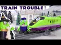 Magic Train Trouble Story with Funny Funlings and Thomas The Tank Engine