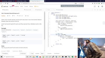 Shortest Word Distance III (Medium), C++, Leetcode