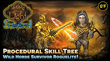 Path of Exile Style Skill Tree in this CRAZY Horde Survivor Roguelite!