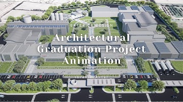 Architectural 3d animation video for Architecture graduation project | TwinMotion Render