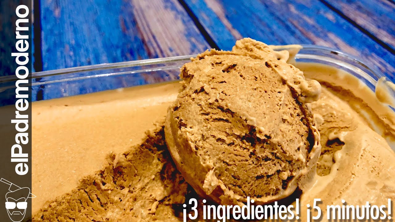 El HELADO DE CAFÉ más fácil y rico del mundo, solo con Nata, leche condensada y CAFÉ