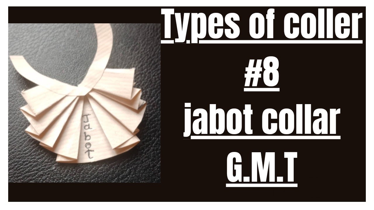 ✂️  very very simple 🪡  | How do you make a jabot? pattern making  (G.M.T)
