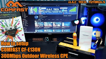 Comfast CF-E130N Outdoor Wireless CPE - How to setup