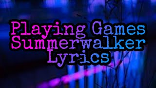 Summer Walker - Playing Games -( lyrics video )*