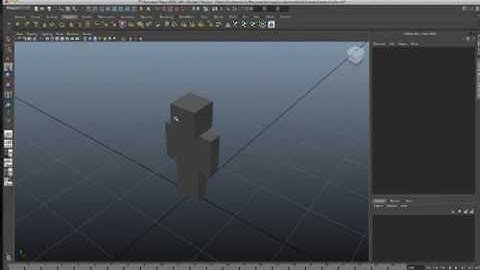 How to Make a Steve in maya (part one)