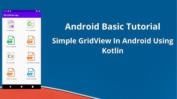 Simple GridView In Android Using Kotlin