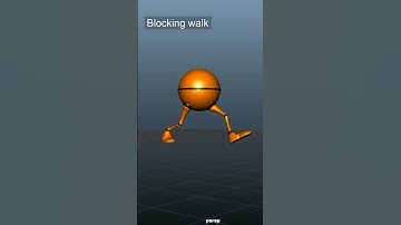 block out maya walk cycle