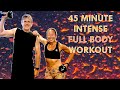 45 Minute Full Body #1: Basics - Strength and Cardio - Heavy Weights, No Repeats