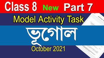 Class 8 Model Activity Task Geography part 7, Class 8 geography model activity task part 7