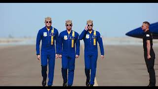 The Blue Angels take off in their first flight of the season, in this clip from 