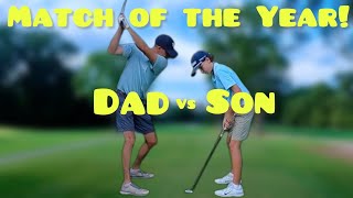 Can the KID Beat his DAD?  Best YouTube GOLF Match of the Year!