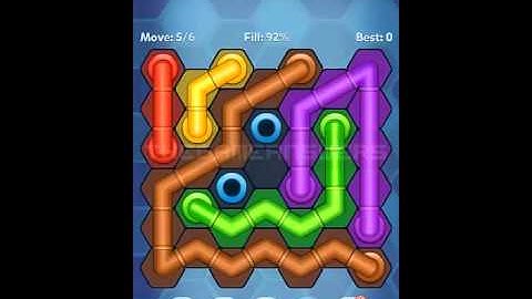 Pipe Lines Hexa Master Level 1-10 Solution