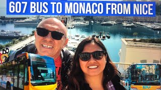 Day Trip To MonteCarlo Monaco from Nice France / 607 Bus to Monaco